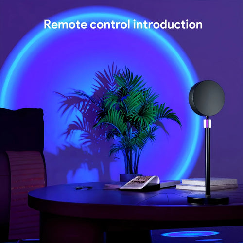 Sunset Projection Lamp – 16 Color Ambient Room Decor